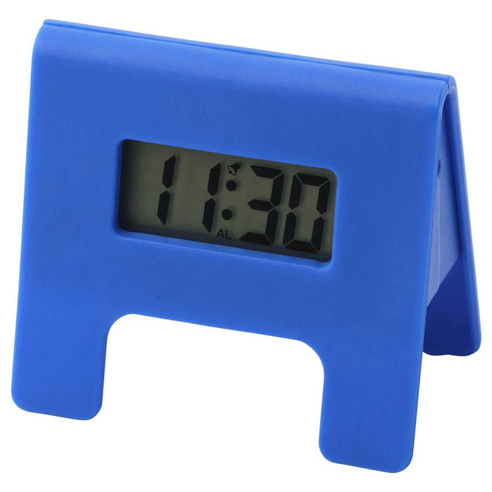 IKEA DEKAD/KUPONG Alarm Clock (White) with IKEA Alarm clock, bright blue, 7x6 cm