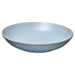 IKEA FÄRGKLAR light blue stoneware deep plate, round simple design #30600430