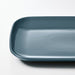 Matte-finished plate in a calming turquoise tone, 30x18 cm-60477155