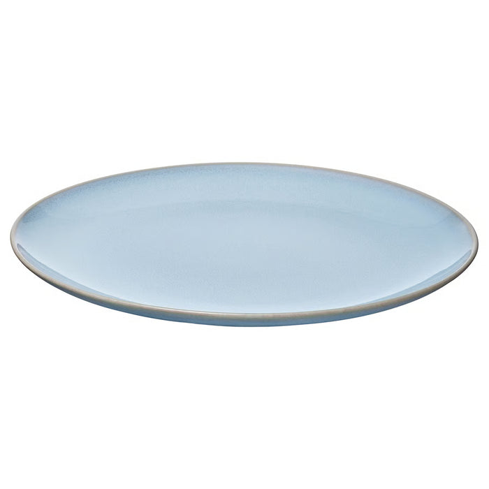 IKEA FÄRGKLAR light blue stoneware dinner plate, round with smooth edge, 26cm #70600414