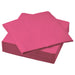 IKEA FANTASTISK Paper Napkin, 40x40 cm, bright-pink square design