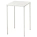  IKEA FEJAN outdoor table white square top powder-coated steel legs front view #20487217