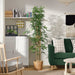IKEA FEJKA artificial bamboo plant styled in living room corner setting
