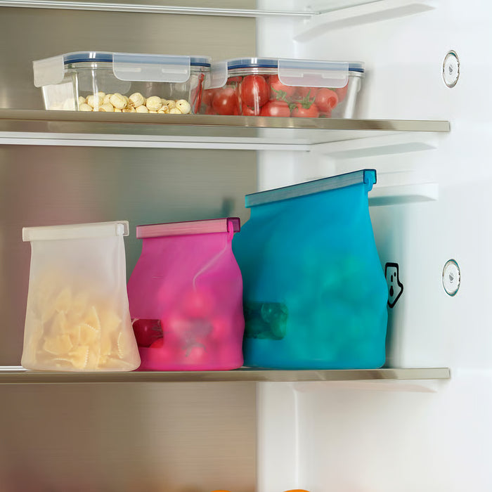 IKEA FILFISK Resealable Bag Set — Zero Spill | Fridge & Freezer