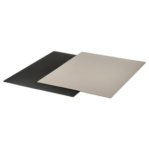 IKEA FINFÖRDELA bendable chopping board set of 2 black and dark grey-beige anti-slip flexible mats #20556913
