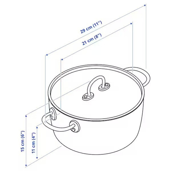 3L (3-Quart) capacity - the ideal size for cooking various dishes