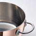 Sturdy stainless steel handles on IKEA FINMAT Pot for safe and comfortable grip.