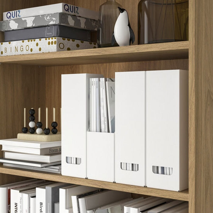 Shows product in use (office, shelf, etc.)