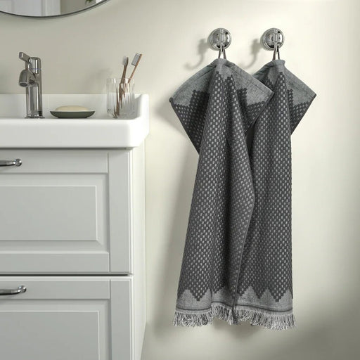 Dark Grey FJÄLLSTARR Hand Towel by IKEA: Luxurious and Practical-10580503
