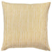 IKEA FJUNKLOCKA cushion cover yellow white 50x50cm reverse side with diagonal stripe pattern