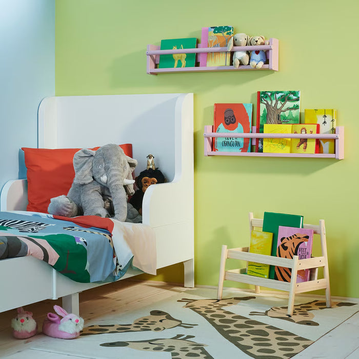 IKEA FLISAT Wall storage, pale pink, 70x9x16 cm (27 ½x3 ½x6 ¼ ")