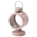 IKEA FLODSVALA pale pink tealight lantern 21cm indoor outdoor steel glass vintage design #60609354