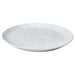 IKEA FORELLTETRA white porcelain plate 29x25 cm, plain product view #70622642