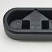 Back of the IKEA FRUKTPLOCKARE black lint brush showing product design engravings