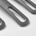Close-up of IKEA FULLÄNDAD grey kitchen utensil showing reinforced polyamide handle and head