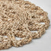IKEA GALLSOPP natural sedge place mat close-up showing intricate woven pattern and texture