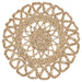 Image 1: IKEA GALLSOPP round handwoven sedge place mat natural colour 37cm top view #80531873
