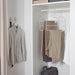 IKEA Cloth Trouser/Skirt Hanger, Chrome-plated Multi functional Hangers 