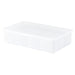 KEA GLIS transparent box with lid 34x21 cm on white background #40604121
