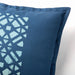 Close-up of IKEA GOKVÄLLÅ cushion cover in blue, 50x50 cm size 60573835
