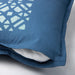 Close-up of IKEA GOKVÄLLÅ cushion cover in blue, 50x50 cm size 60573835
