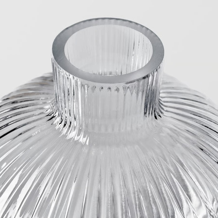 IKEA GRÅSPARV Clear Glass Vase, 10cm | Fits Any Shelf or Balcony