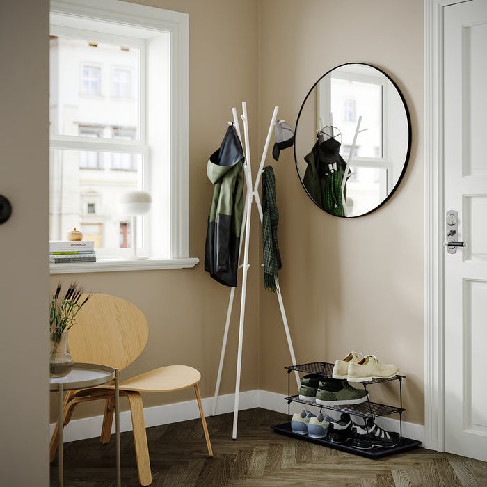 IKEA GREJIG / EKRAR Hallway furniture, set of 4, white/grey