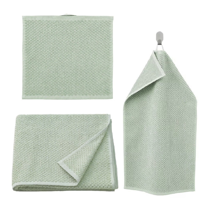 Soft IKEA GULVIAL wash cloth in white cotton