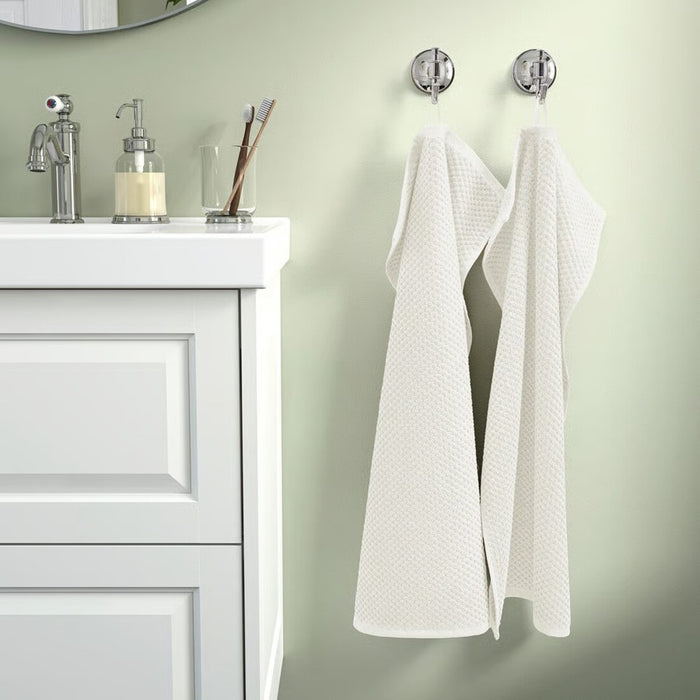 IKEA GULVIAL hand towel in 16x28 inch size styled in washroom decor