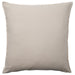 IKEA GURLI square beige cushion cover in recycled cotton with a simple, plain look