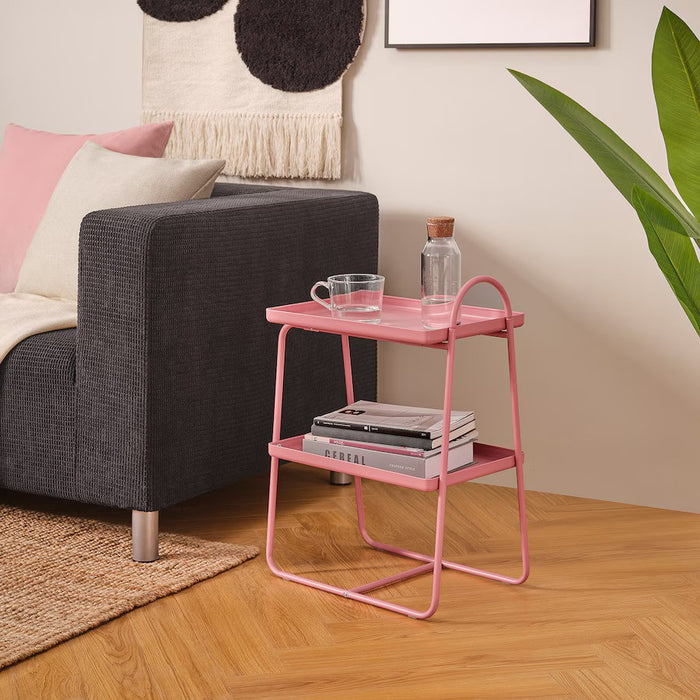Digital Shoppy Minimalist Bedroom Furniture - HATTÅSEN Bedside Table with Storage-70584193