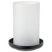 IKEA HEDERVÄRD Lantern with frosted glass and black metal, 22 cm 40510622