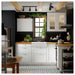  IKEA HEKTAR 3-spot dark grey track light installed in modern living room interior setting