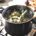 IKEA HEMLAGAD pot boiling artichokes with steam rising