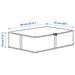 IKEA HEMMAFIXARE storage case flat packed showing compact package size