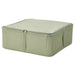 IKEA HEMMAFIXARE fabric storage case in flower pale grey-green, 44x51x19 cm #30630446