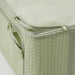 Multiple IKEA HEMMAFIXARE storage cases in different sizes arranged in wardrobe for full-shelf organisation
