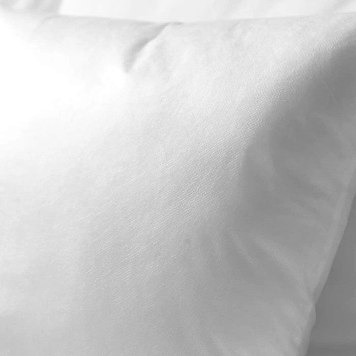 IKEA FIALISA Cushion pad, white, 50x50 cm with Cushion cover, pale grey-green, 50x50 cm