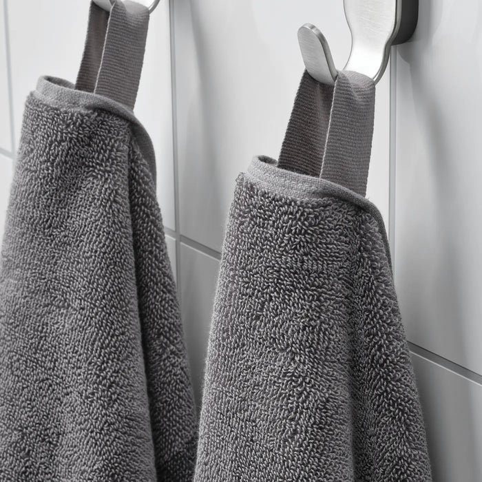 IKEA HIMLEÅN Washcloth Dark Grey/Mélange – Pack of 2 | Soft, Absorbent