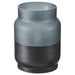 IKEA HJULMÖJA LED table decoration grey-black with frosted glass shade, battery-operated #70623967