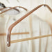 Digital Shoppy HÖSVANS bamboo hangers in a row on a clothing rack  60555799