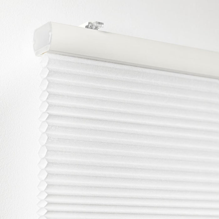 IKEA HOPPVALS Cellular Blind, White, Size 100x155 cm - Energy-efficient, honeycomb structure for insulation
