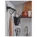  IKEA HULTARP black rail 60cm side angle showing rail depth and bracket detail