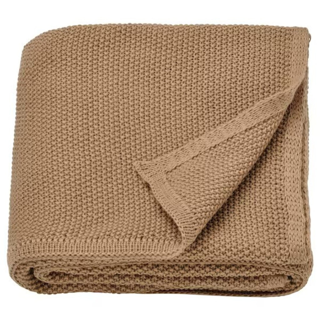 SANDBRODD throw, beige, 51x67 - IKEA