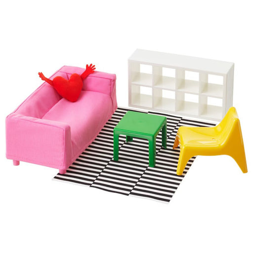 Miniature couch from IKEA HUSET Doll's Furniture set-30235511