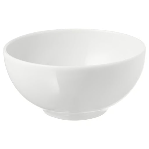 IKEA 365+ white feldspar porcelain bowl rounded sides 13cm simple everyday design #30258951