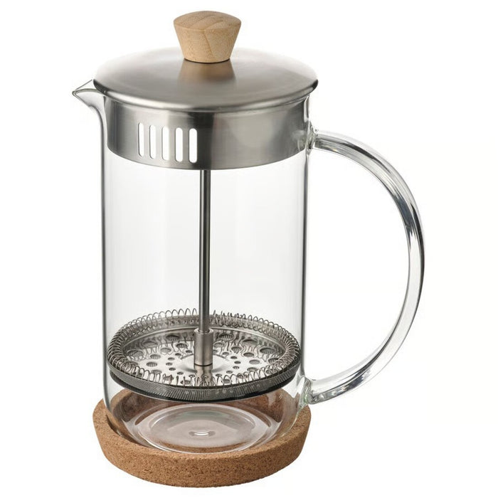 IKEA 365+ Coffee/tea maker, clear glass/stainless steel, 1 l (34 oz)