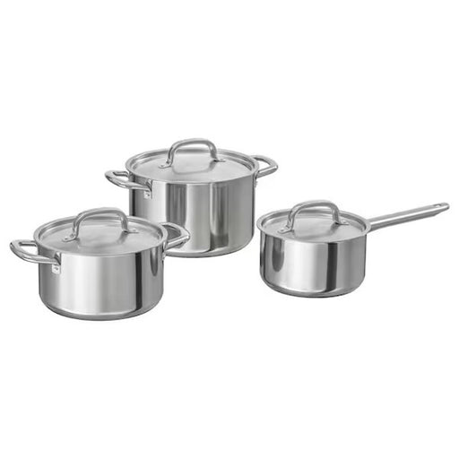 IKEA 365+ Stainless Steel Cookware Set - Six versatile pieces for everyday cooking