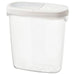 IKEA 365+ dry food jar with lid transparent white 1.3L rectangular kitchen storage container #10134023