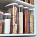 IKEA 365+ dry food jar white lid viewed from above showing interior capacity